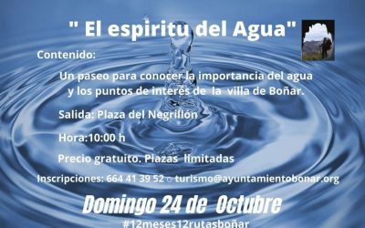 El Espíritu del Agua – Octubre 2021