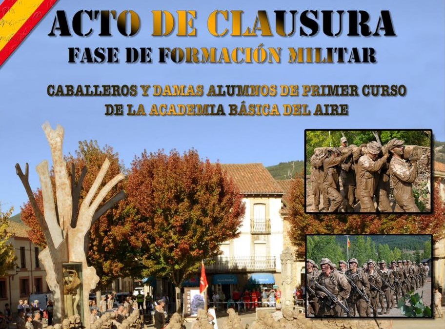 Acto de clausura fase formación militar en Boñar-portada