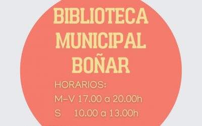 Nuevo horario de apertura de la Biblioteca Municipal de Boñar